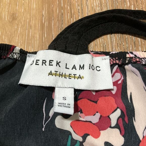 Derek Lam 10 C and Athleta black floral sundress-S - Picture 6 of 13